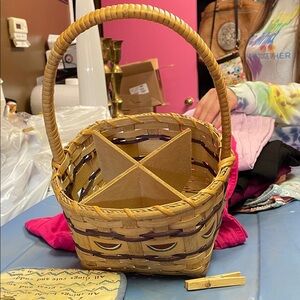 Woven Basket with Handle